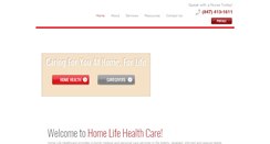 Desktop Screenshot of homelifehealthcare.com